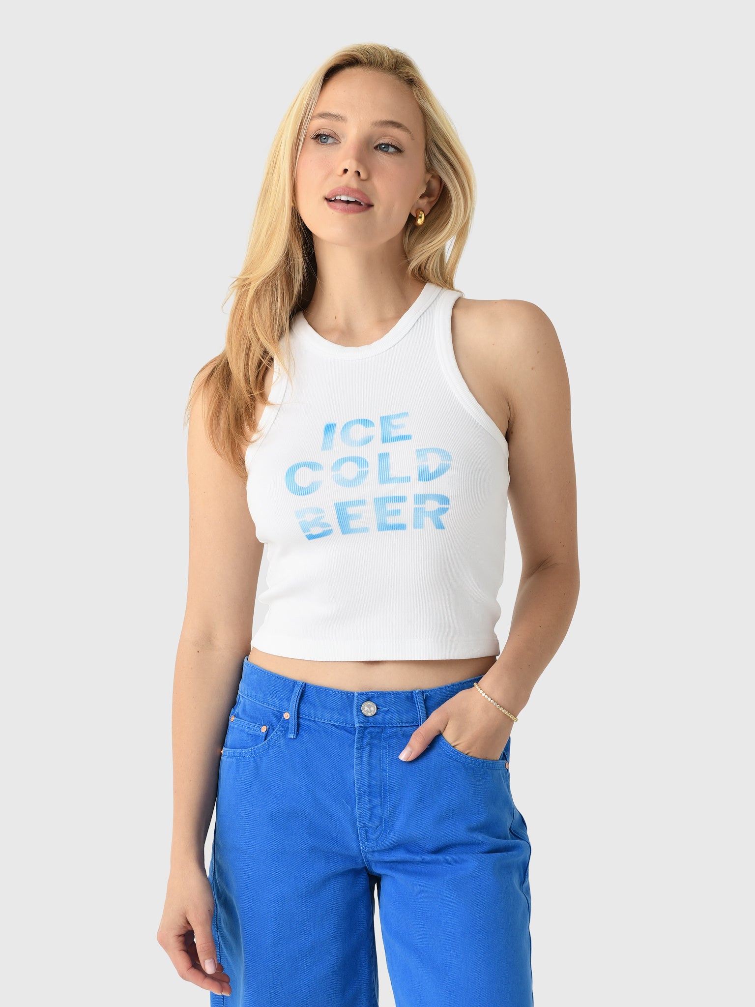 Mother Women's The Chin Ups Chop Tank - Saint Bernard