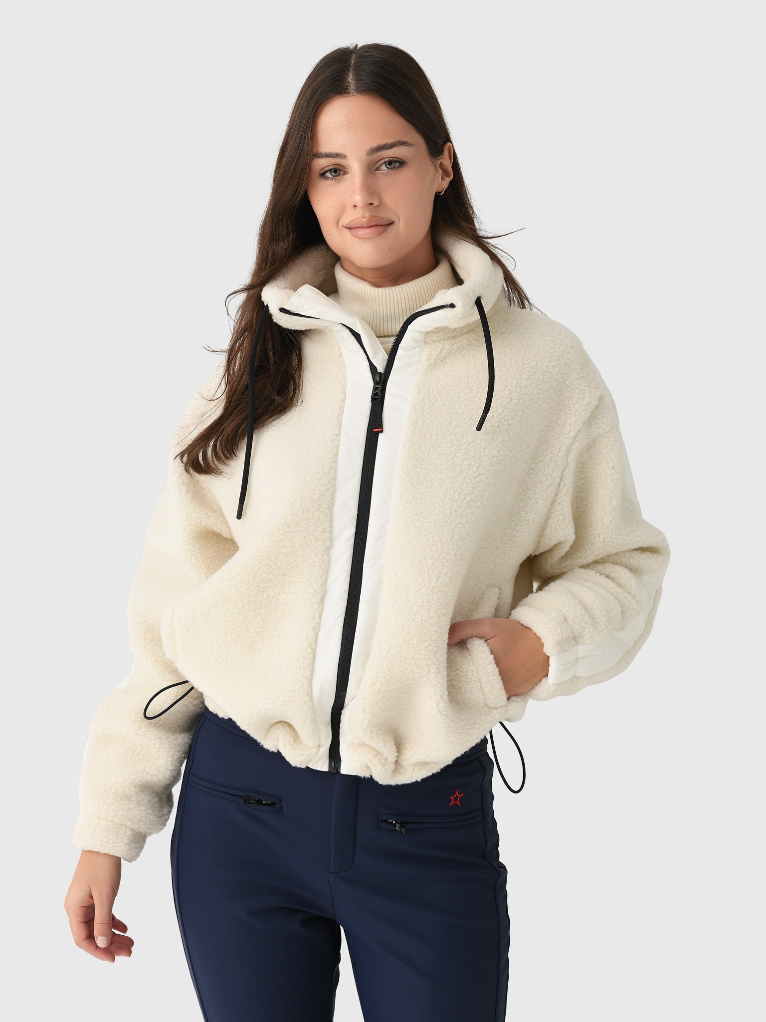 Bogner Fire + Ice Women's Ninetta Teddy Jacket - Saint Bernard