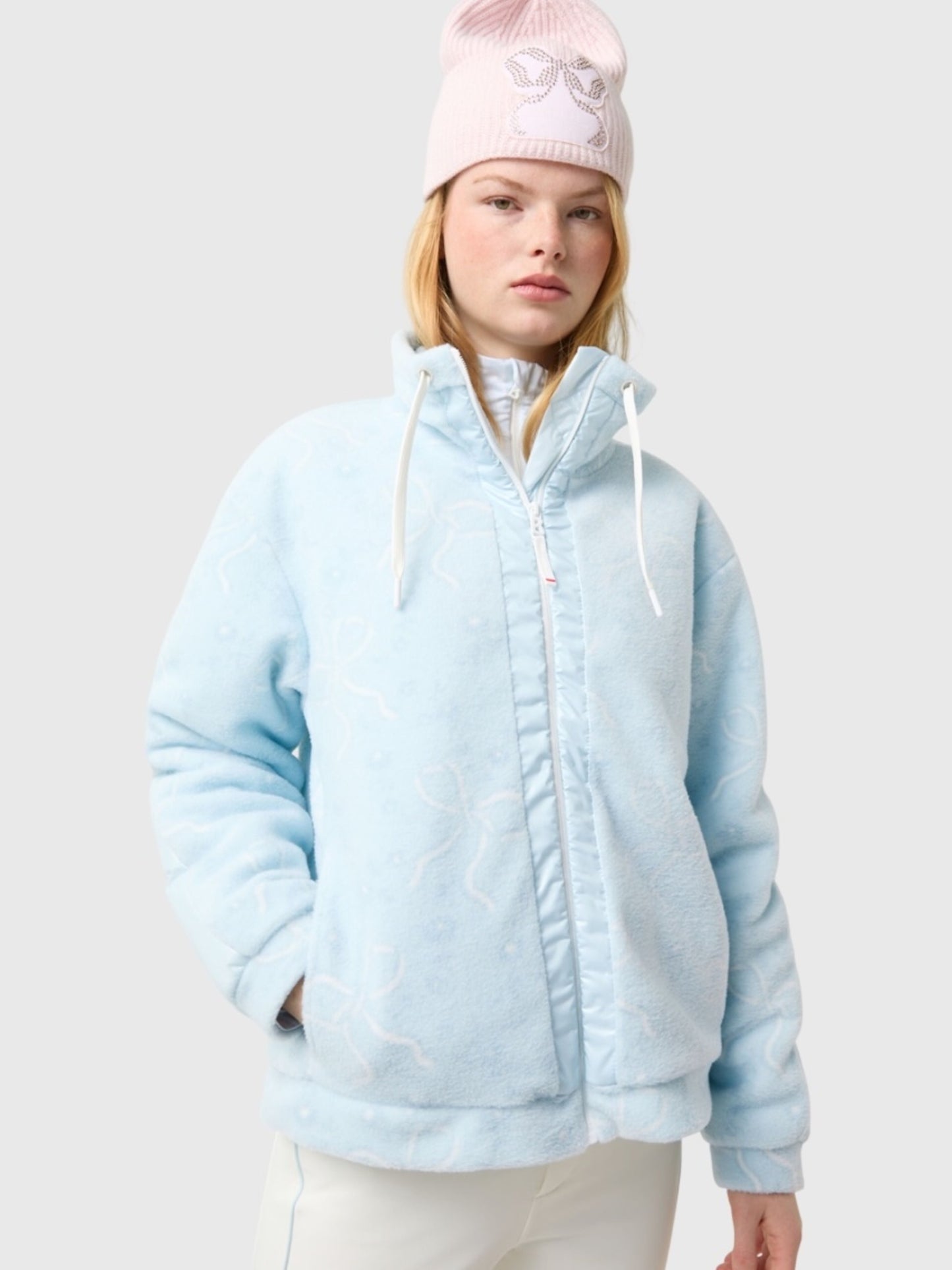 Bogner Fire + Ice X LoveShackFancy Women's Ninetta Teddy Jacket