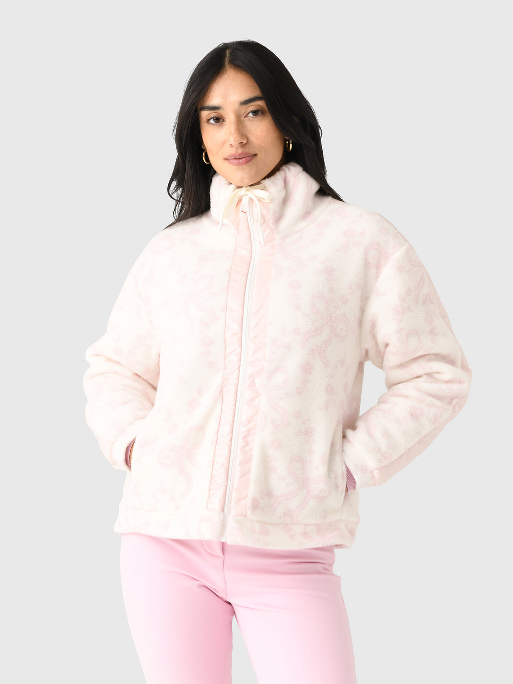 Bogner Fire + Ice X LoveShackFancy Women's Ninetta Teddy Jacket - Saint Bernard