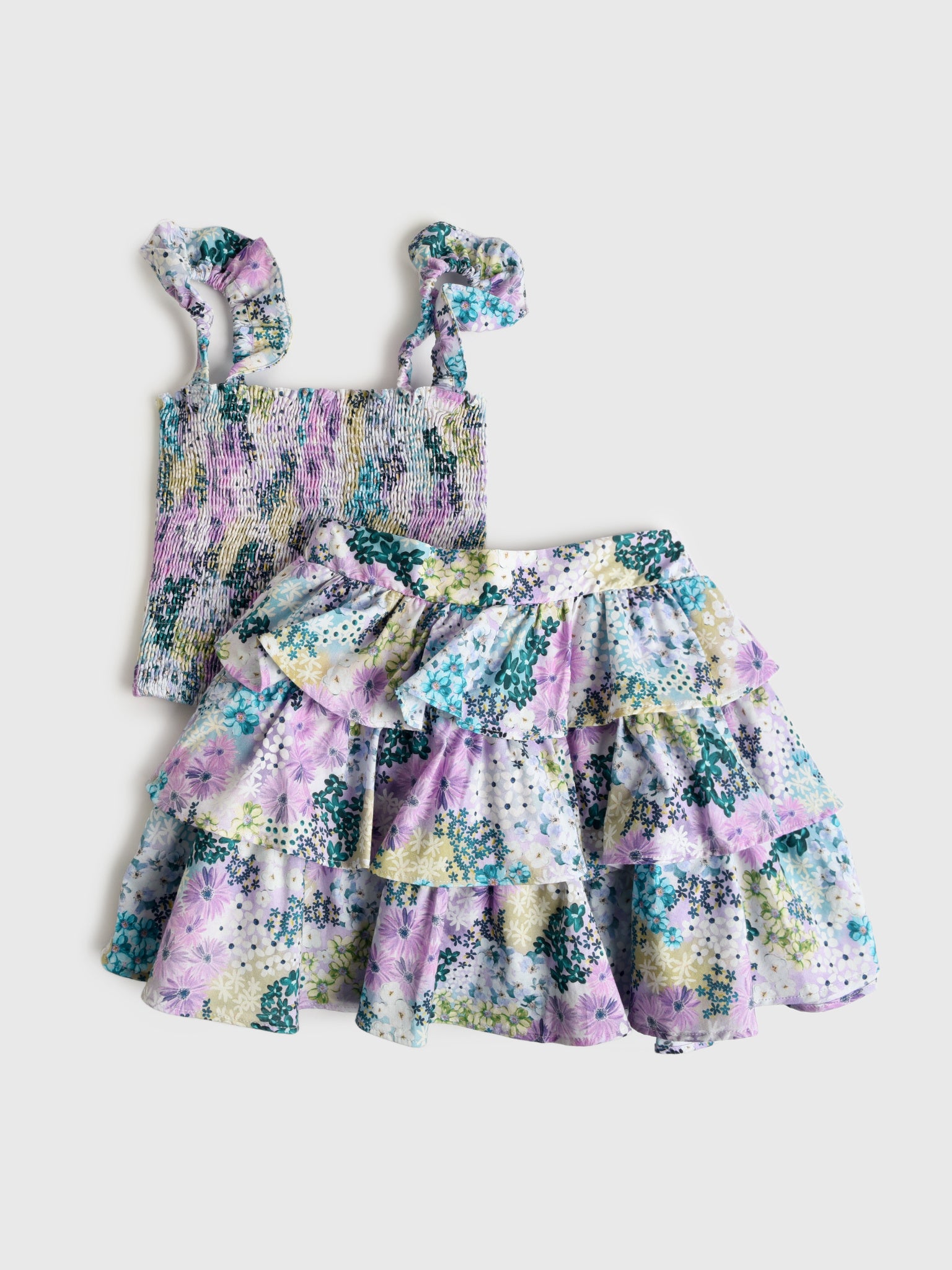 Peixoto Girls' Little Estelle Skirt Set - Saint Bernard