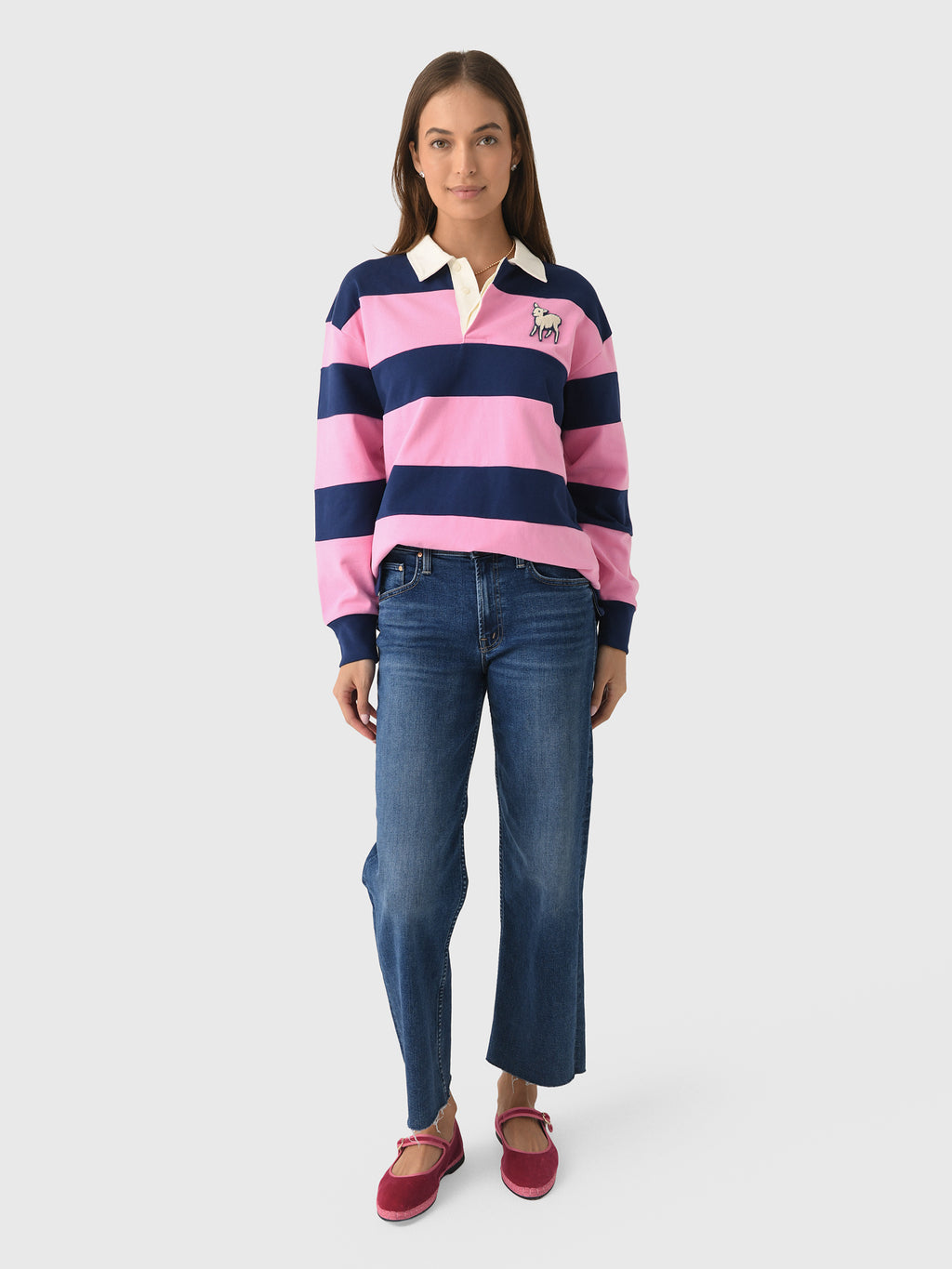 Mother Women's The Piece Huddle Shirt - Saint Bernard