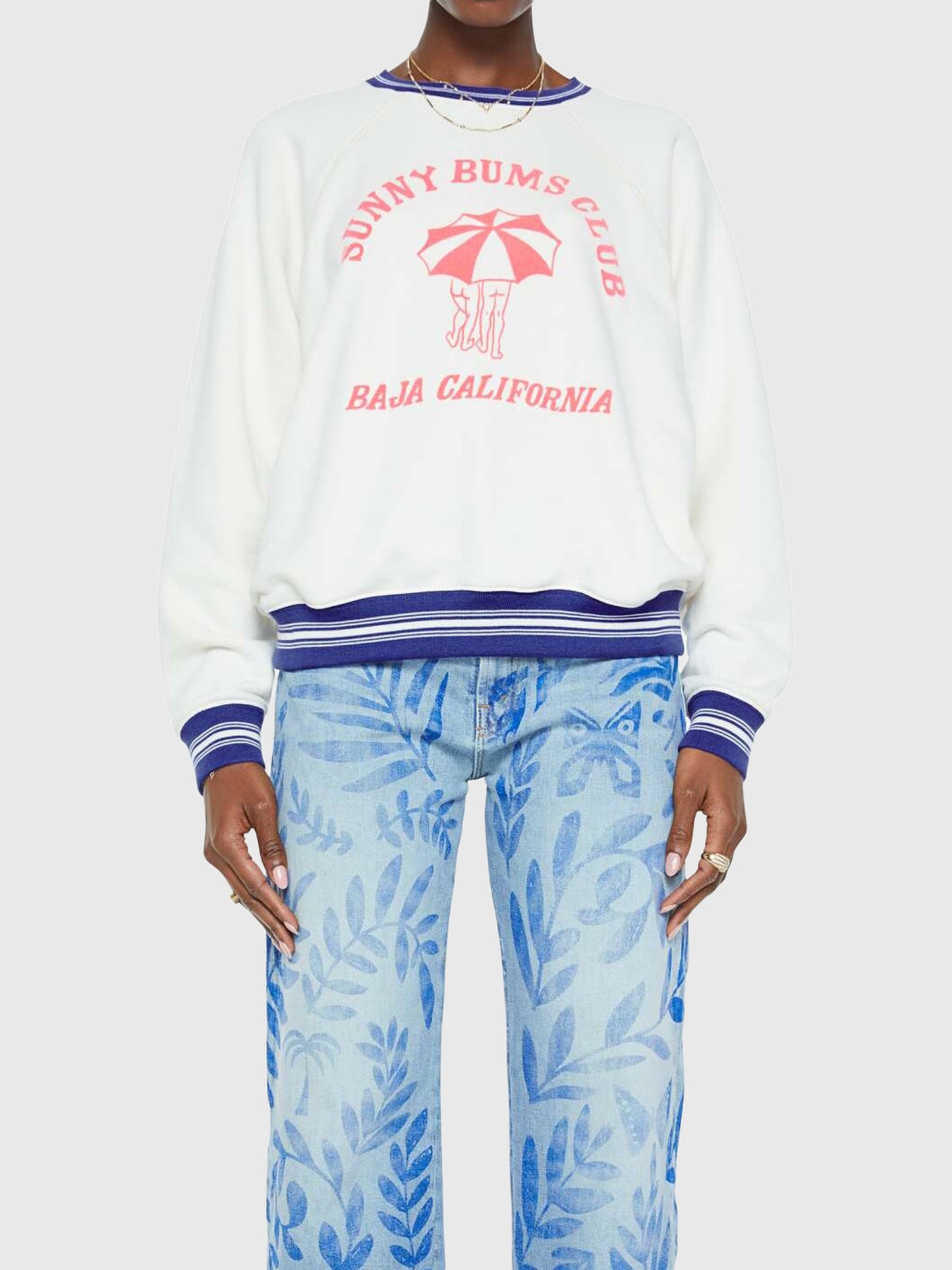 Mother Women's The Biggie Concert Sweatshirt - Saint Bernard