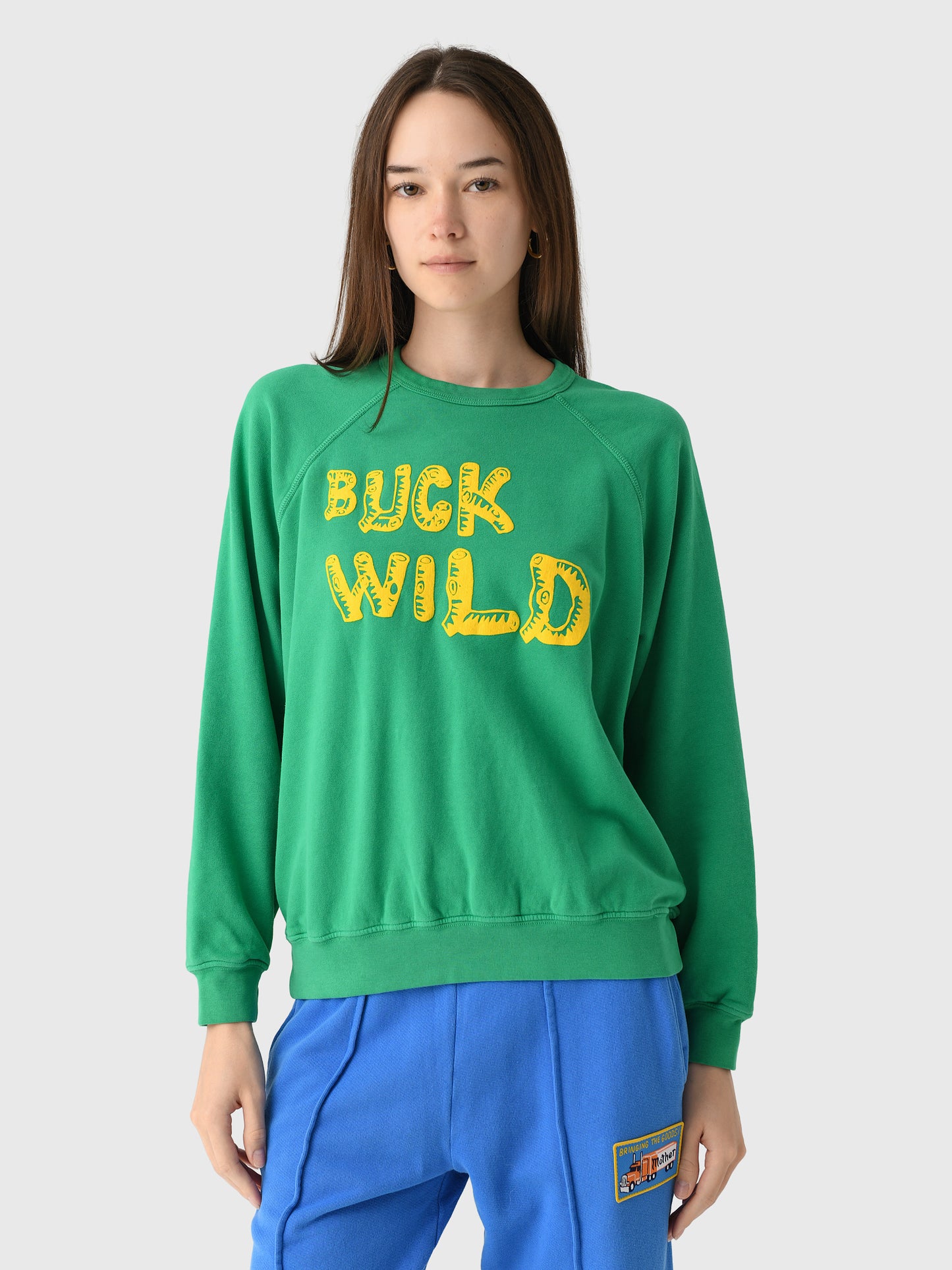 Mother Women's The Biggie Concert Sweatshirt - Saint Bernard