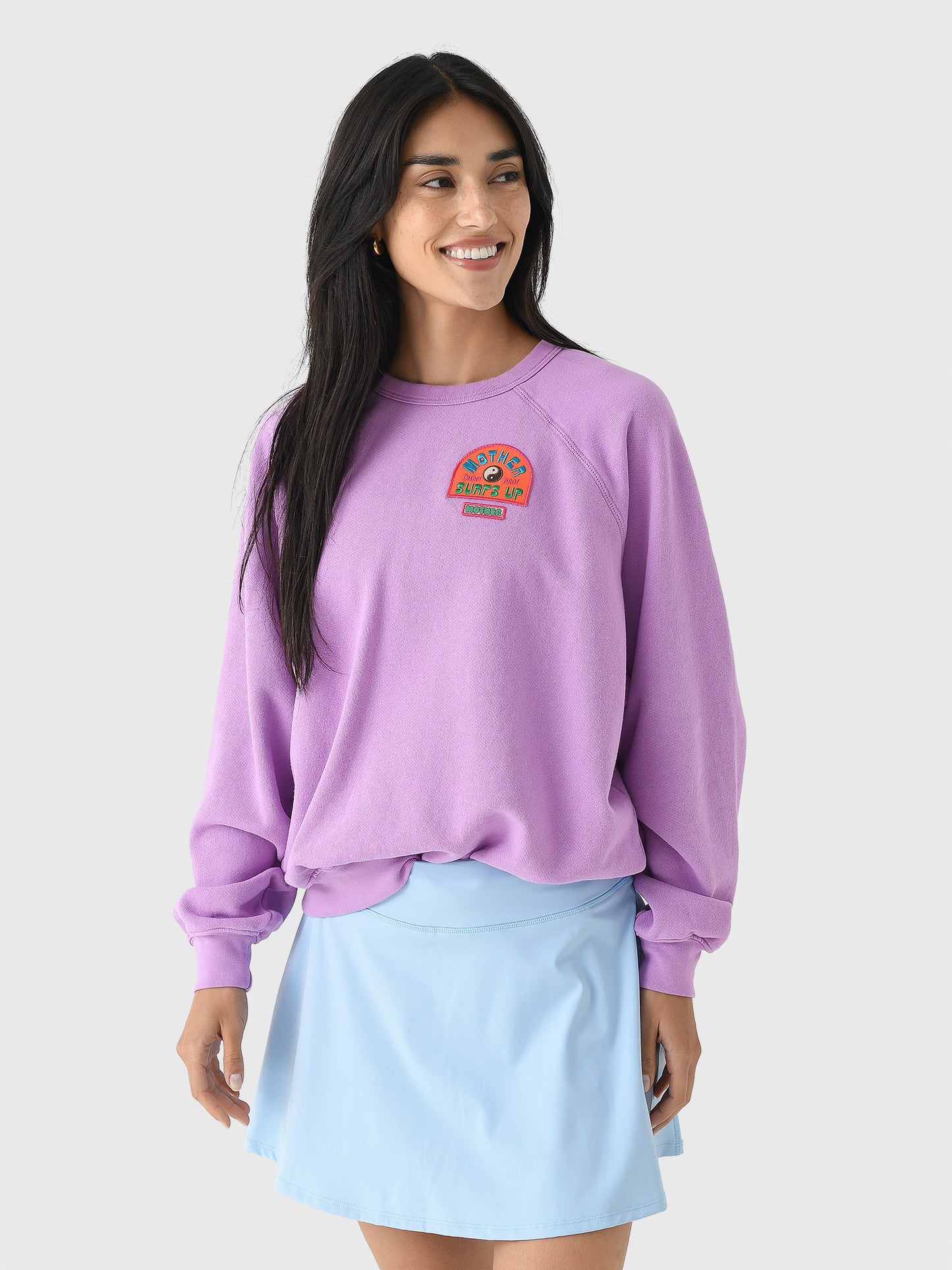 Mother Women's The Biggie Concert Sweatshirt - Saint Bernard