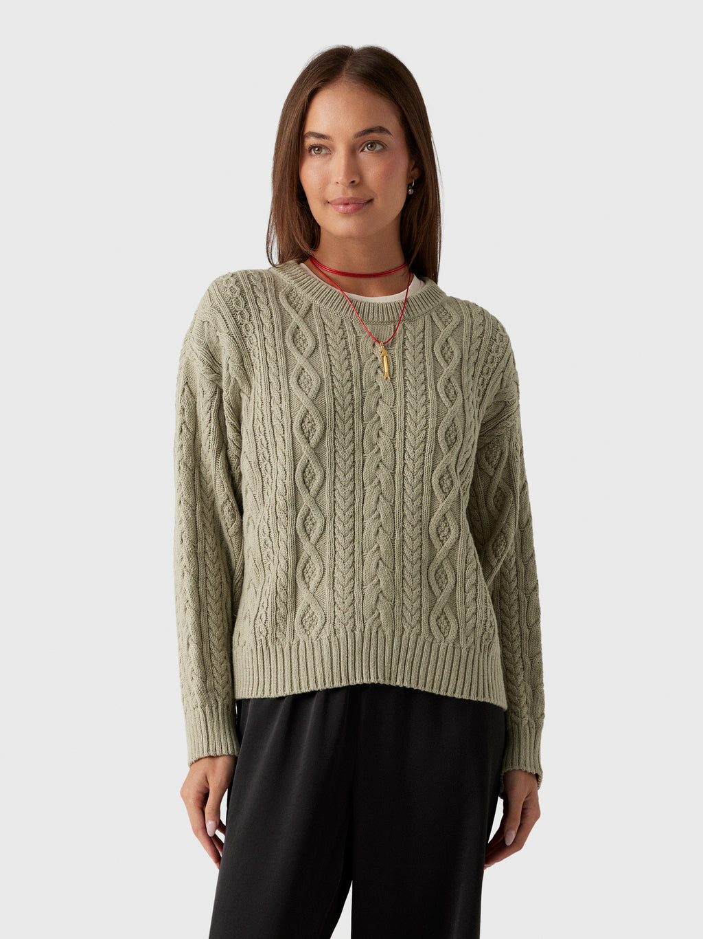 Jenni Kayne Women's Aire Crewneck Sweater - Saint Bernard