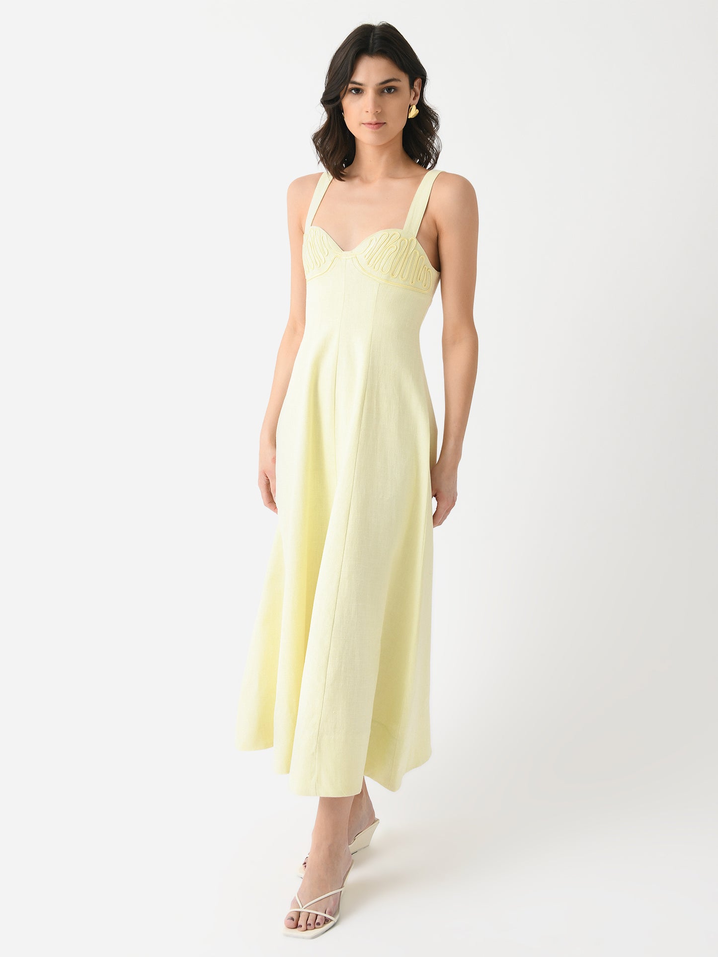 CLEA Women's Carla Embroidered Longline Dress - Saint Bernard