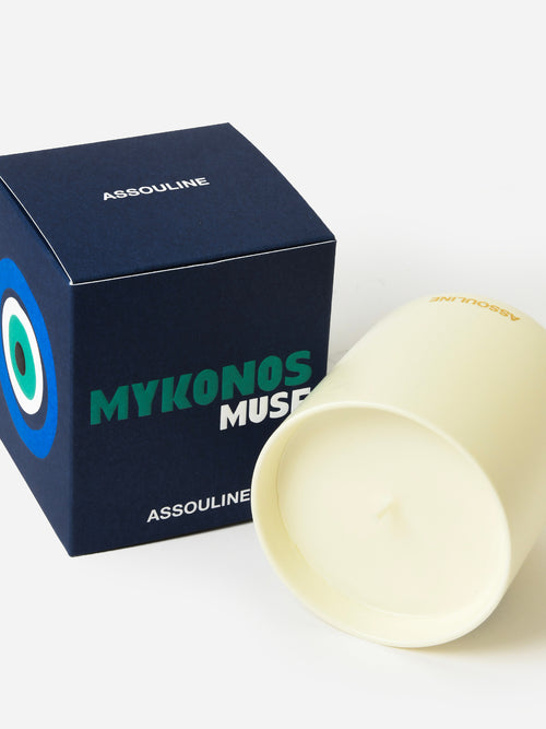 Assouline Travel From Home Mykonos Muse Candle