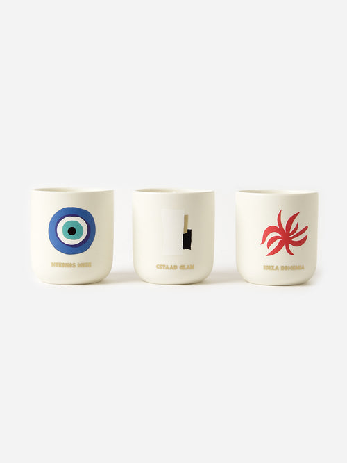 Assouline Travel From Home Mini Scented Candle Set