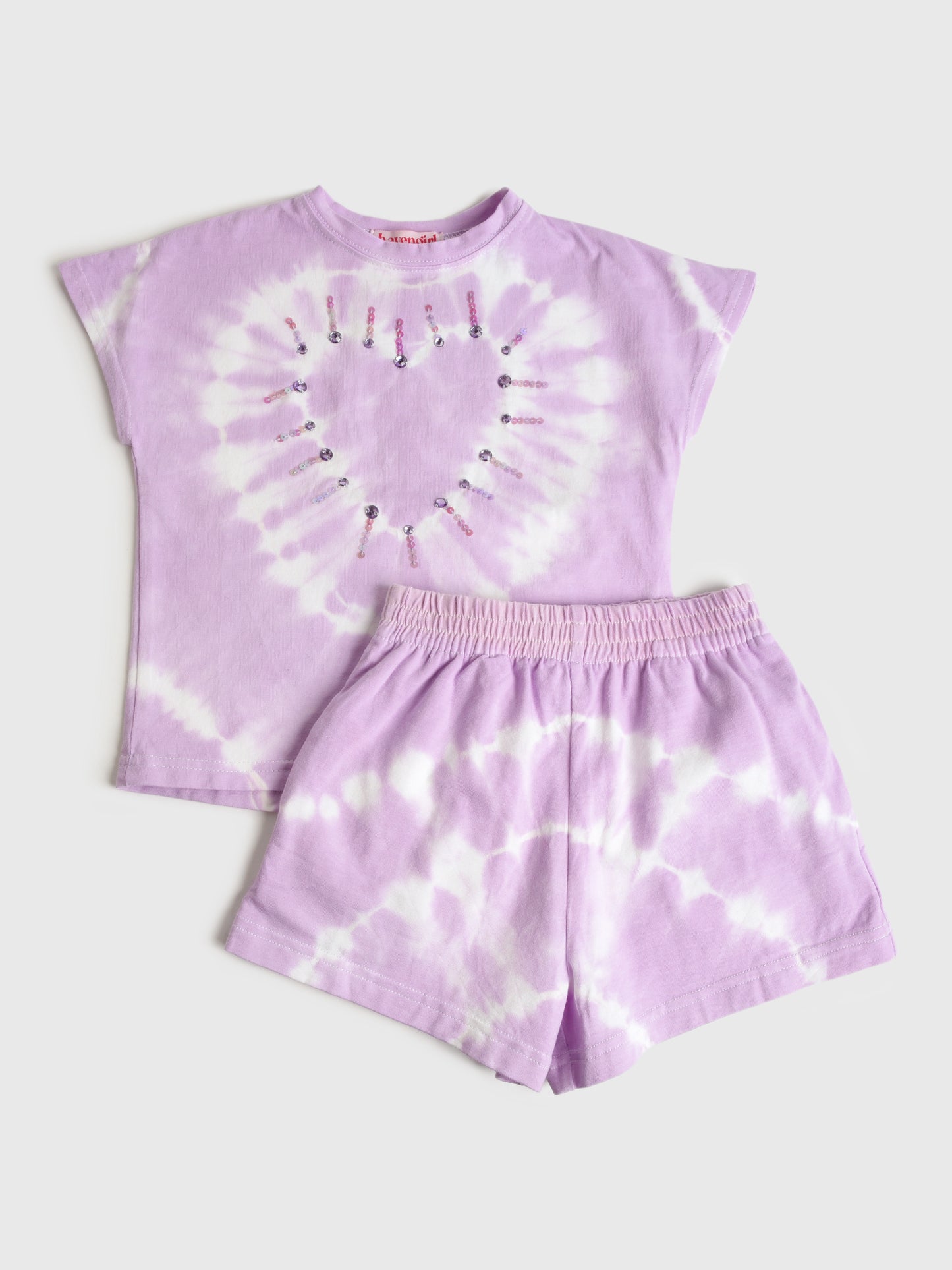 Haven Girl Girls' Scout Tee + Short Set - Saint Bernard
