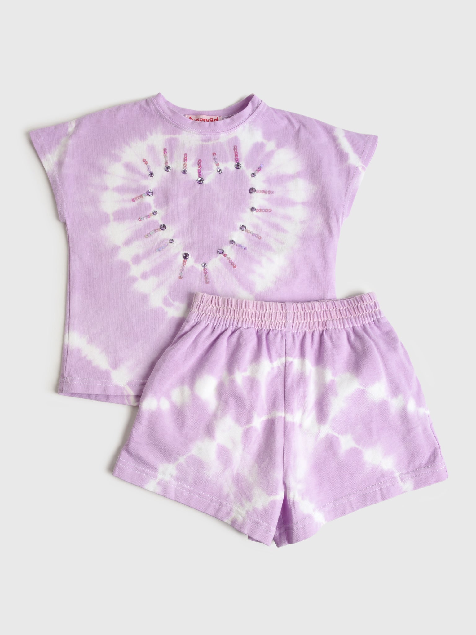Haven Girl Girls' Scout Tee + Short Set - Saint Bernard