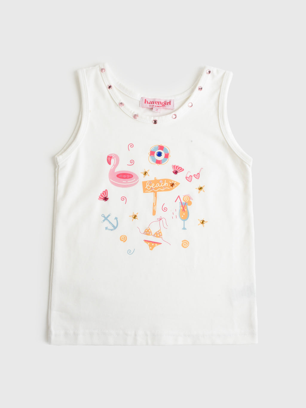Haven Girl Girls' Beach Tank - Saint Bernard