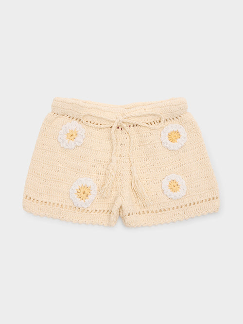 Haven Girl Girls' Daisy Crochet Short