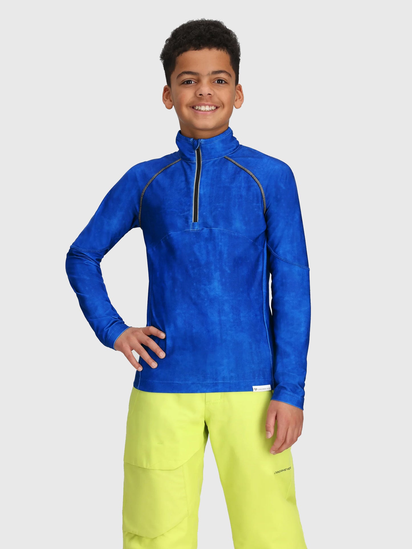 Obermeyer Kids' Banff Quarter-Zip - Saint Bernard
