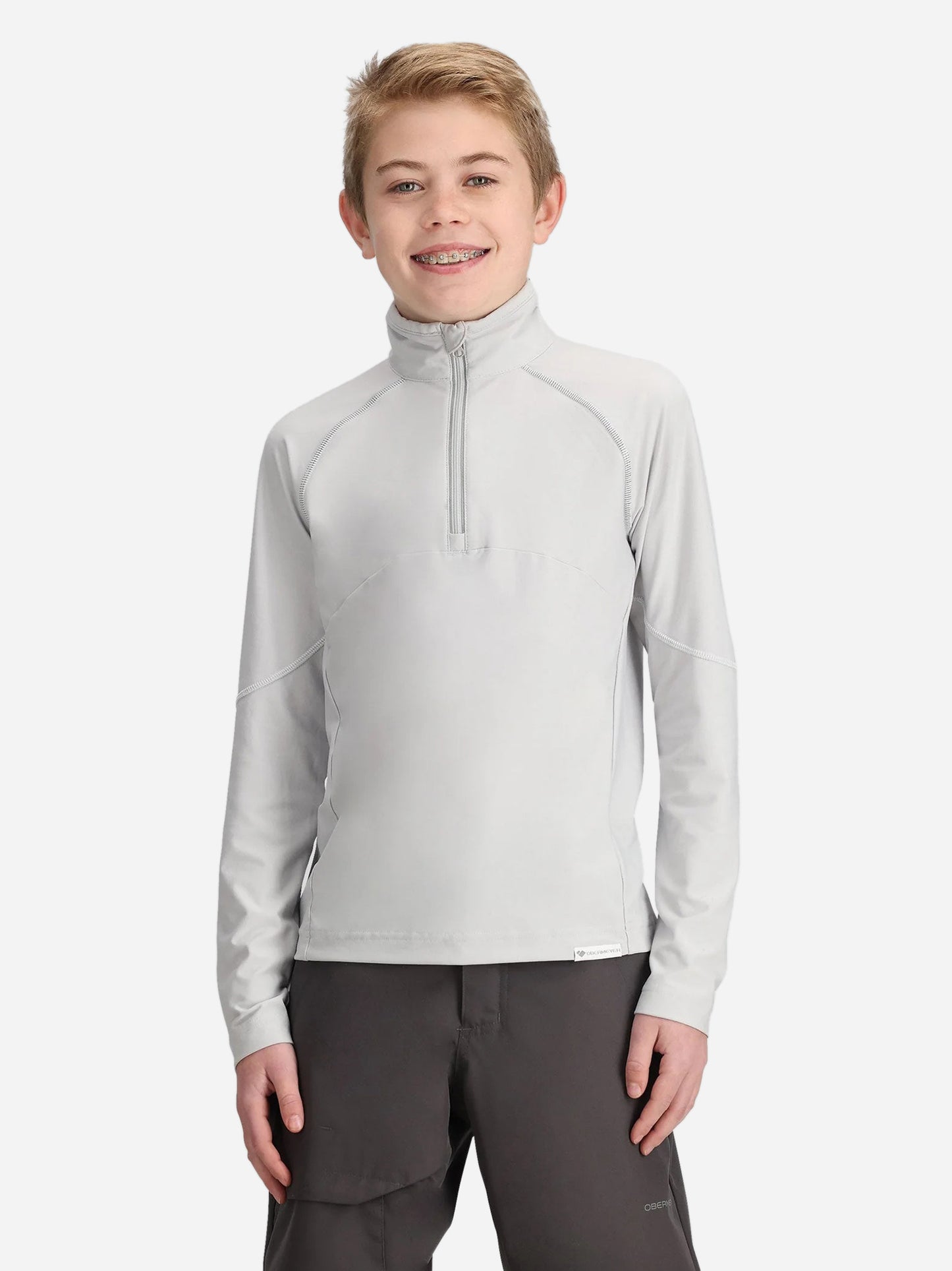 Obermeyer Kids' Banff Quarter-Zip - Saint Bernard