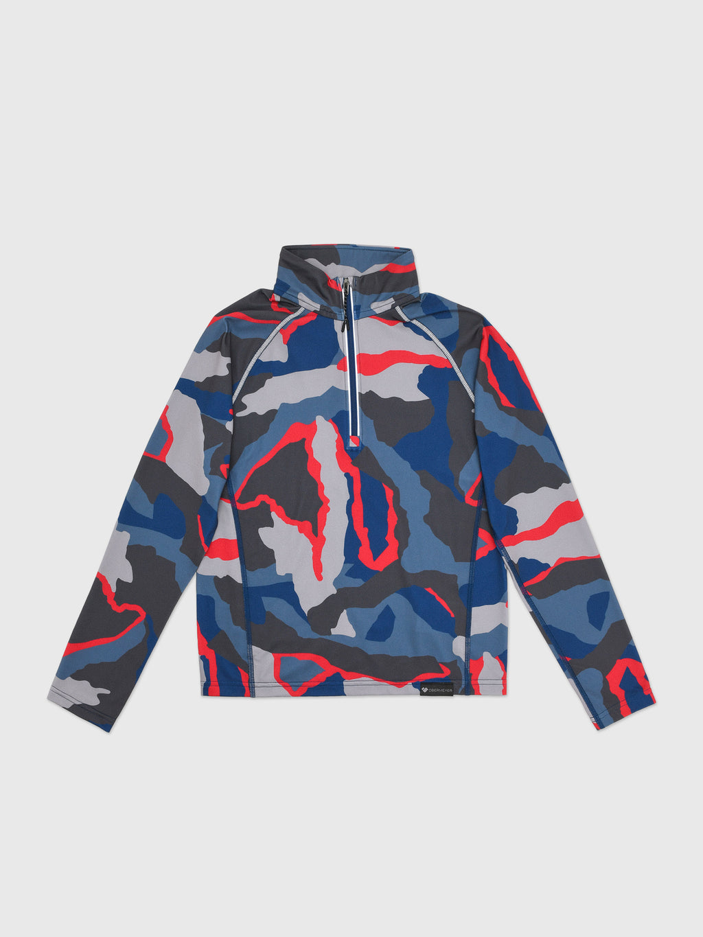 Obermeyer Teen Boys' Oly Baselayer Zip Top - Saint Bernard