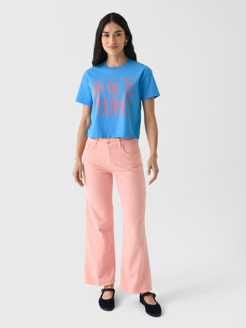 Mother Women's The Grab Back Crop Tee