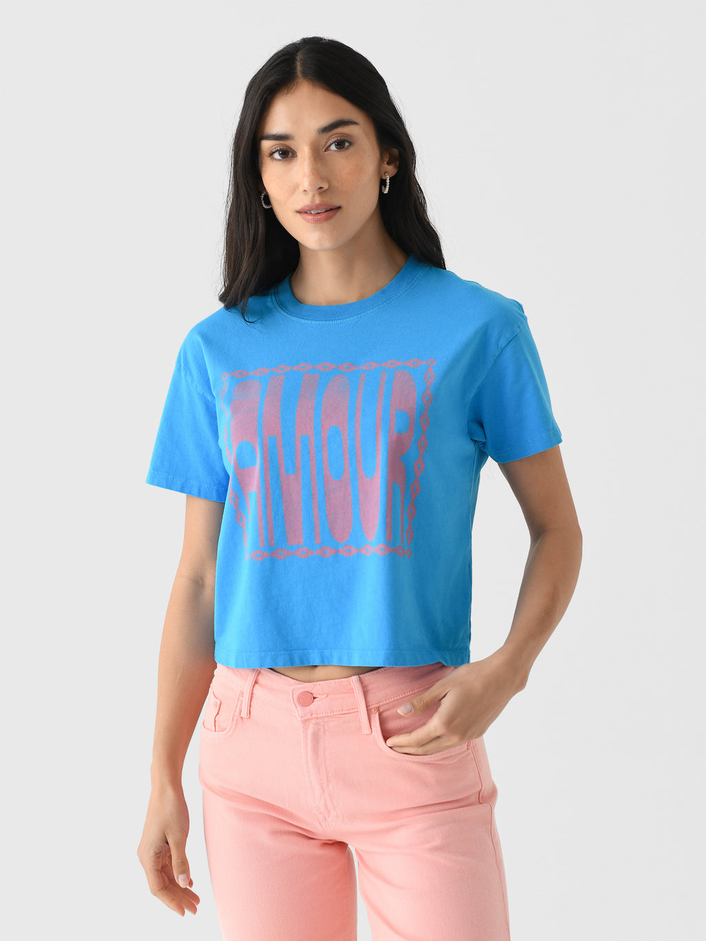 Mother Women's The Grab Back Crop Tee - Saint Bernard