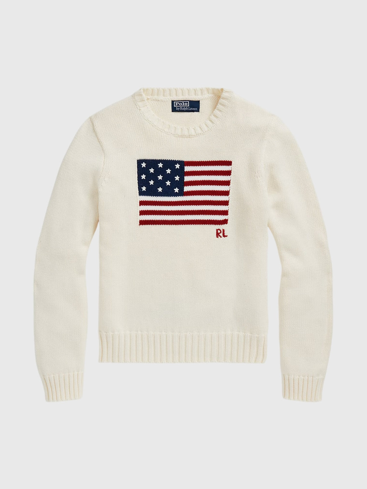 Ralph Lauren Women's The Iconic Flag Sweater - Saint Bernard