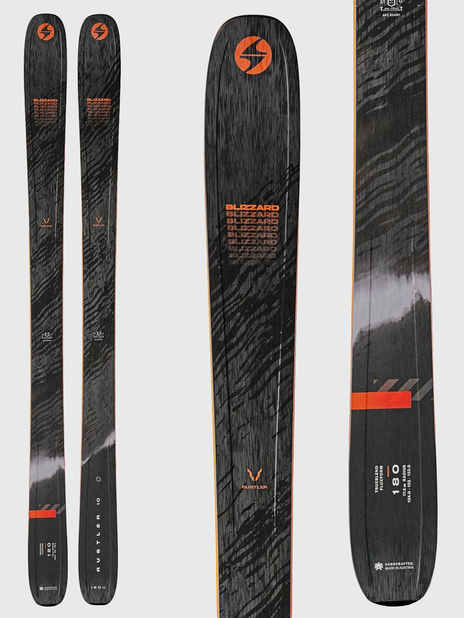 Blizzard Rustler 10 Men's Skis 2025 - Saint Bernard