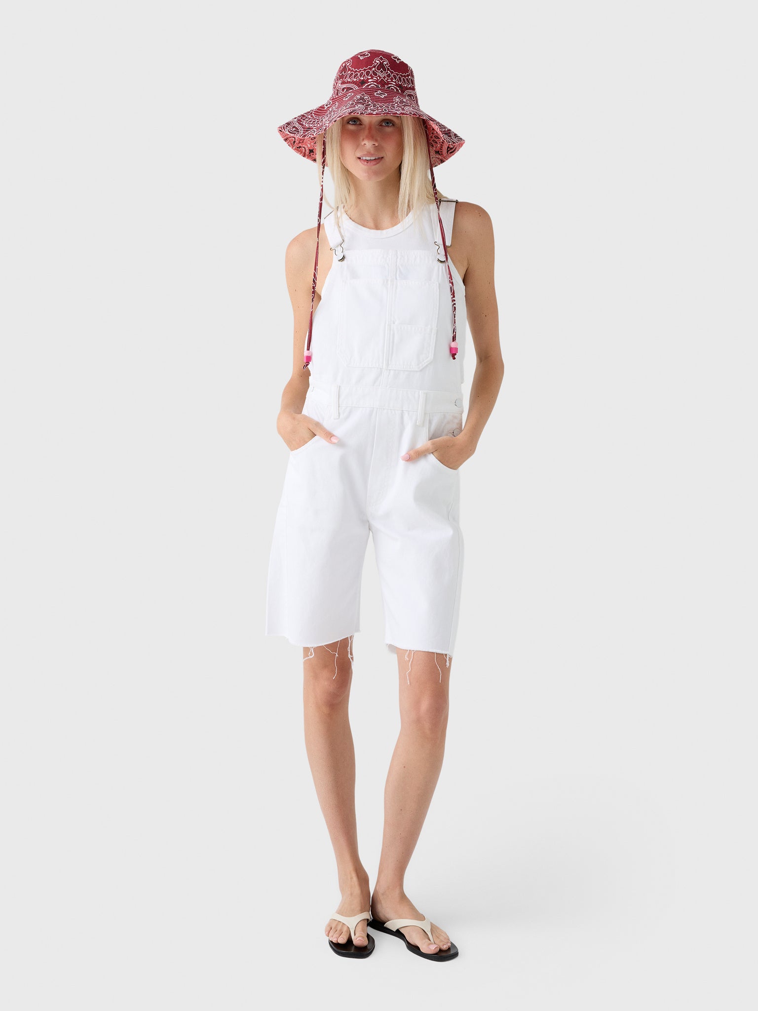 Mother Women's The Half-Pipe Bermuda Shortall Fray - Saint Bernard