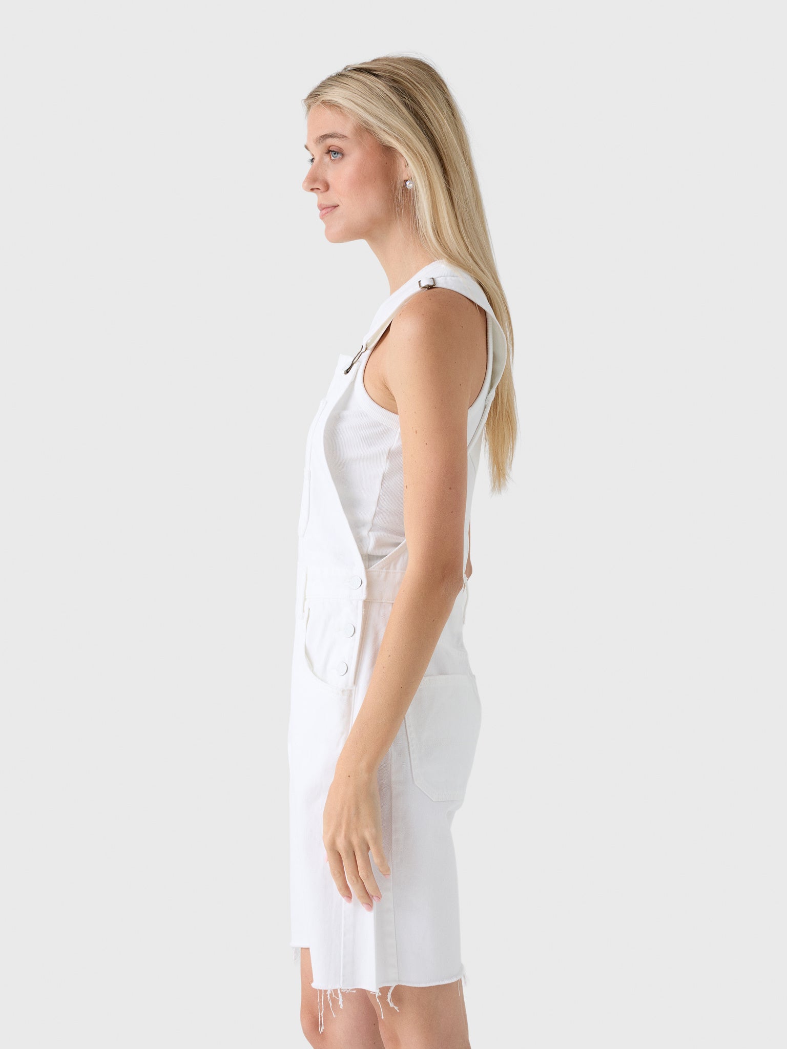 Mother Women's The Half-Pipe Bermuda Shortall Fray - Saint Bernard