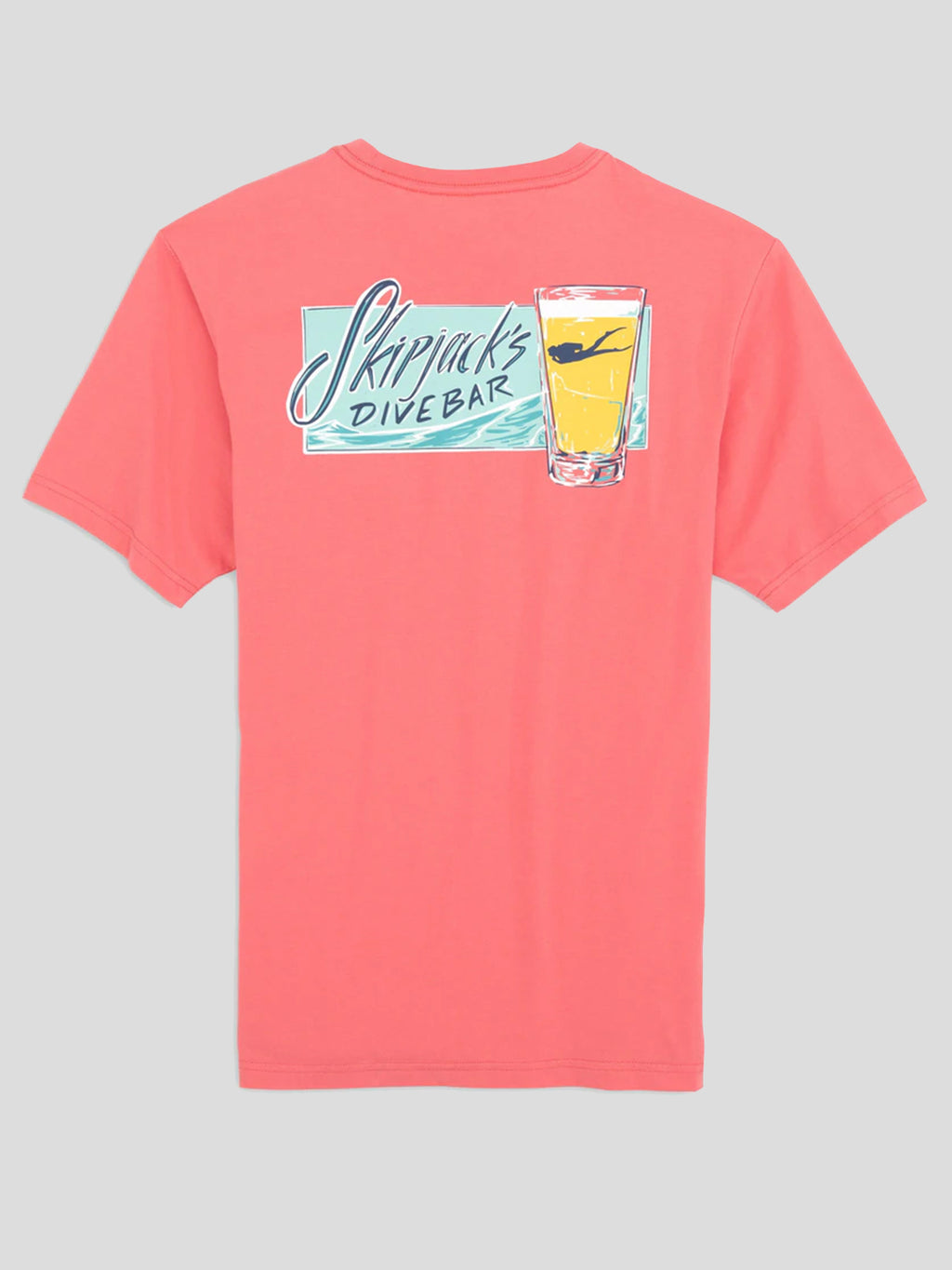 Southern Tide Men's Skipjack's Dive Bar T-Shirt - Saint Bernard