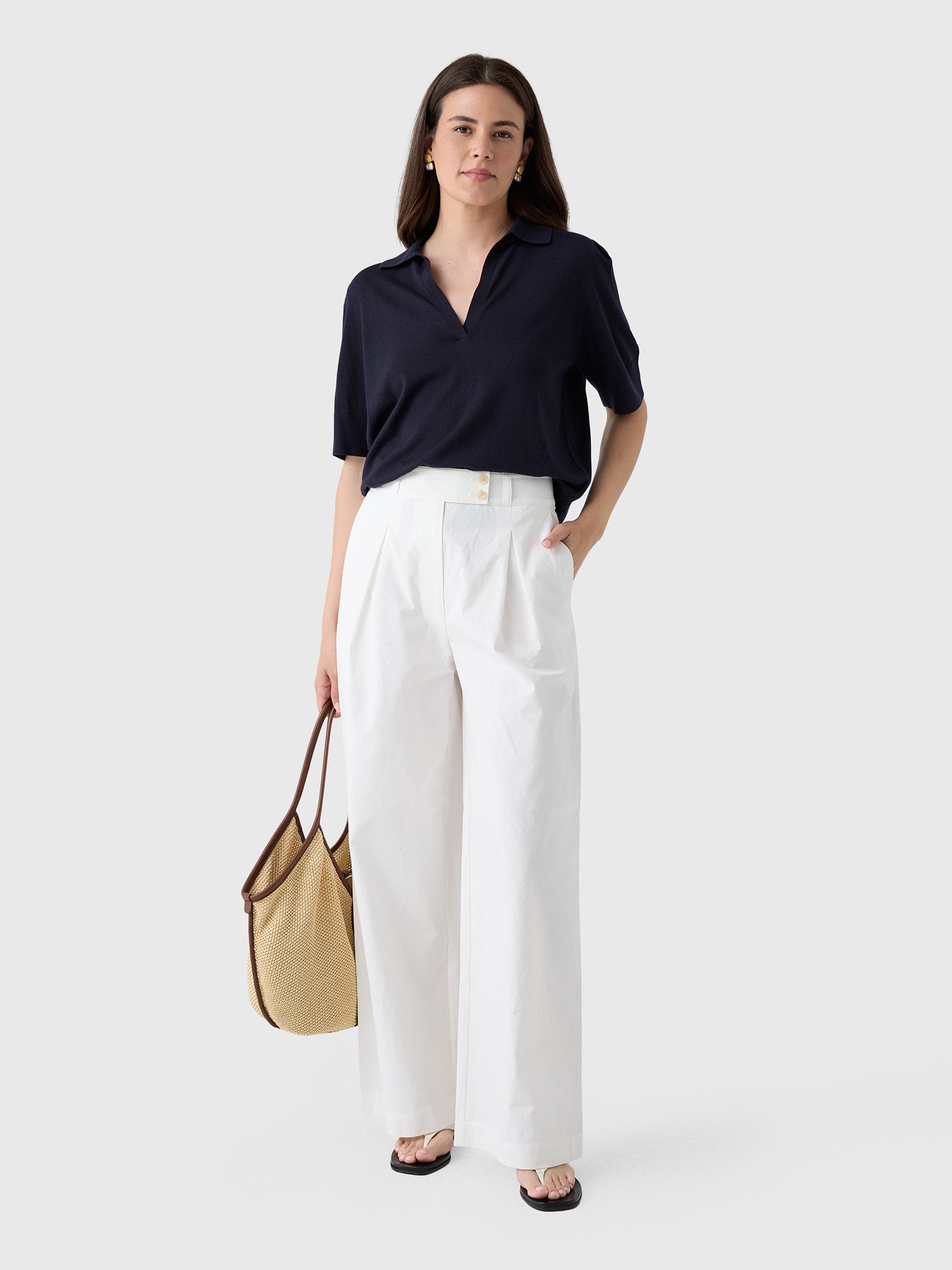 Jenni Kayne Women's Newport Trouser - Saint Bernard
