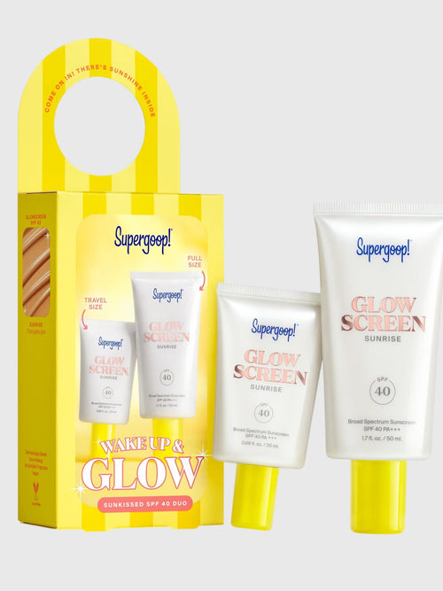 Supergoop Wake Up & Glow Sunkissed SPF Duo