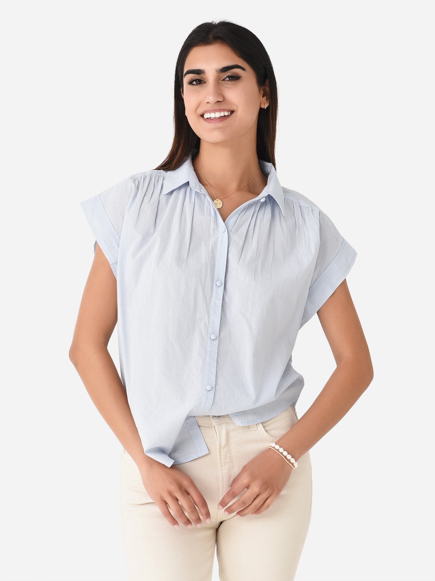 Citizens Of Humanity Women's Penny Short Sleeve Blouse