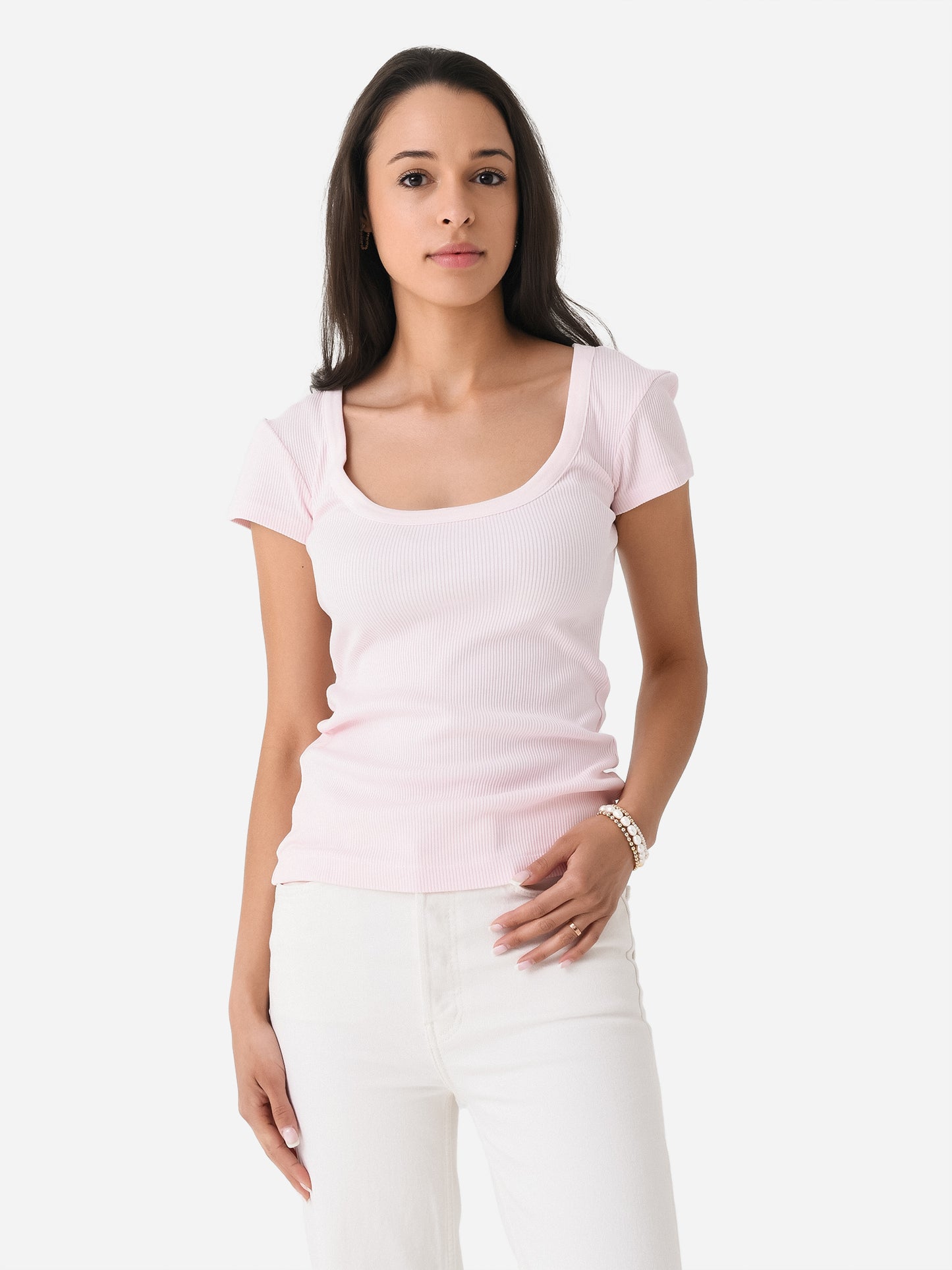 Citizens Of Humanity Women's Lima Scoop Neck Tee - Saint Bernard