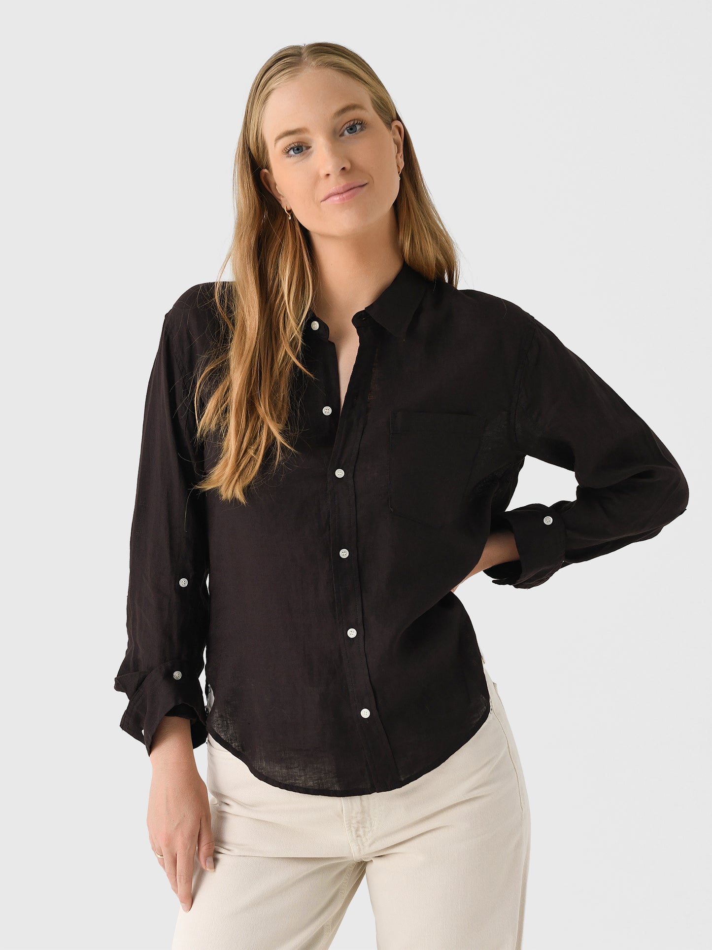 Citizens Of Humanity Women's Kayla Shrunken Shirt - Saint Bernard