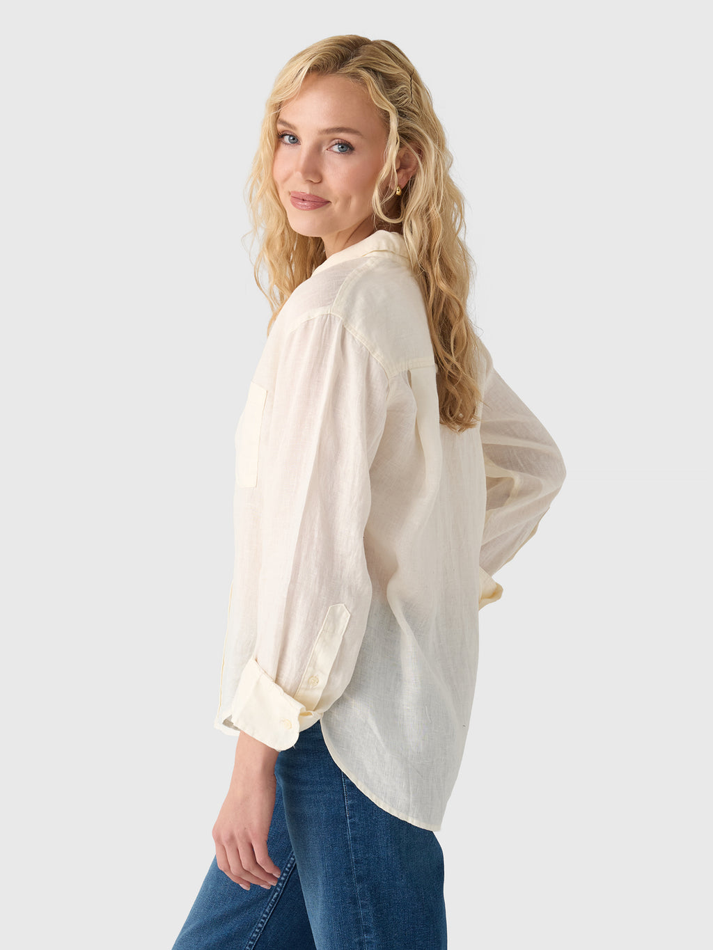 Citizens Of Humanity Women's Kayla Shrunken Shirt - Saint Bernard