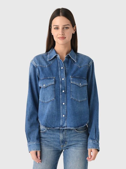 Citizens Of Humanity Women's Cropped Western Shirt