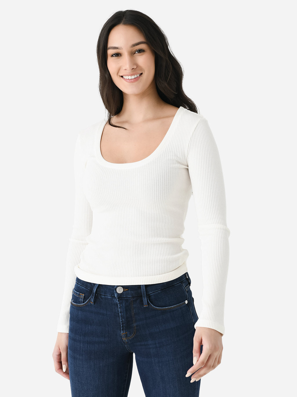 Citizens Of Humanity Women's Juni Long Sleeve Tee - Saint Bernard