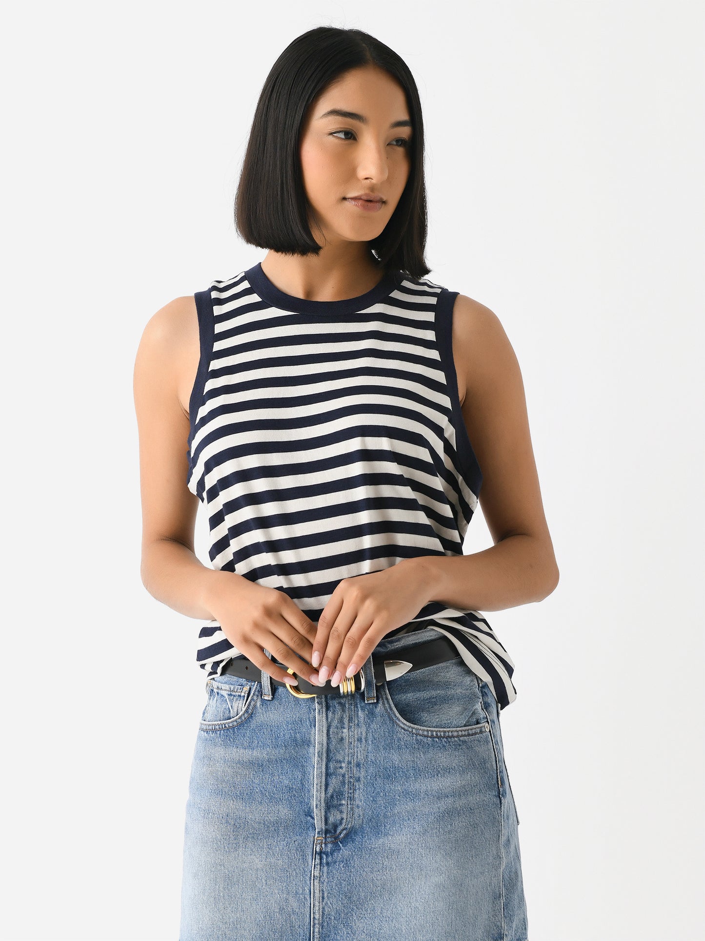 Citizens Of Humanity Women's Jessie Modern Muscle Tee - Saint Bernard