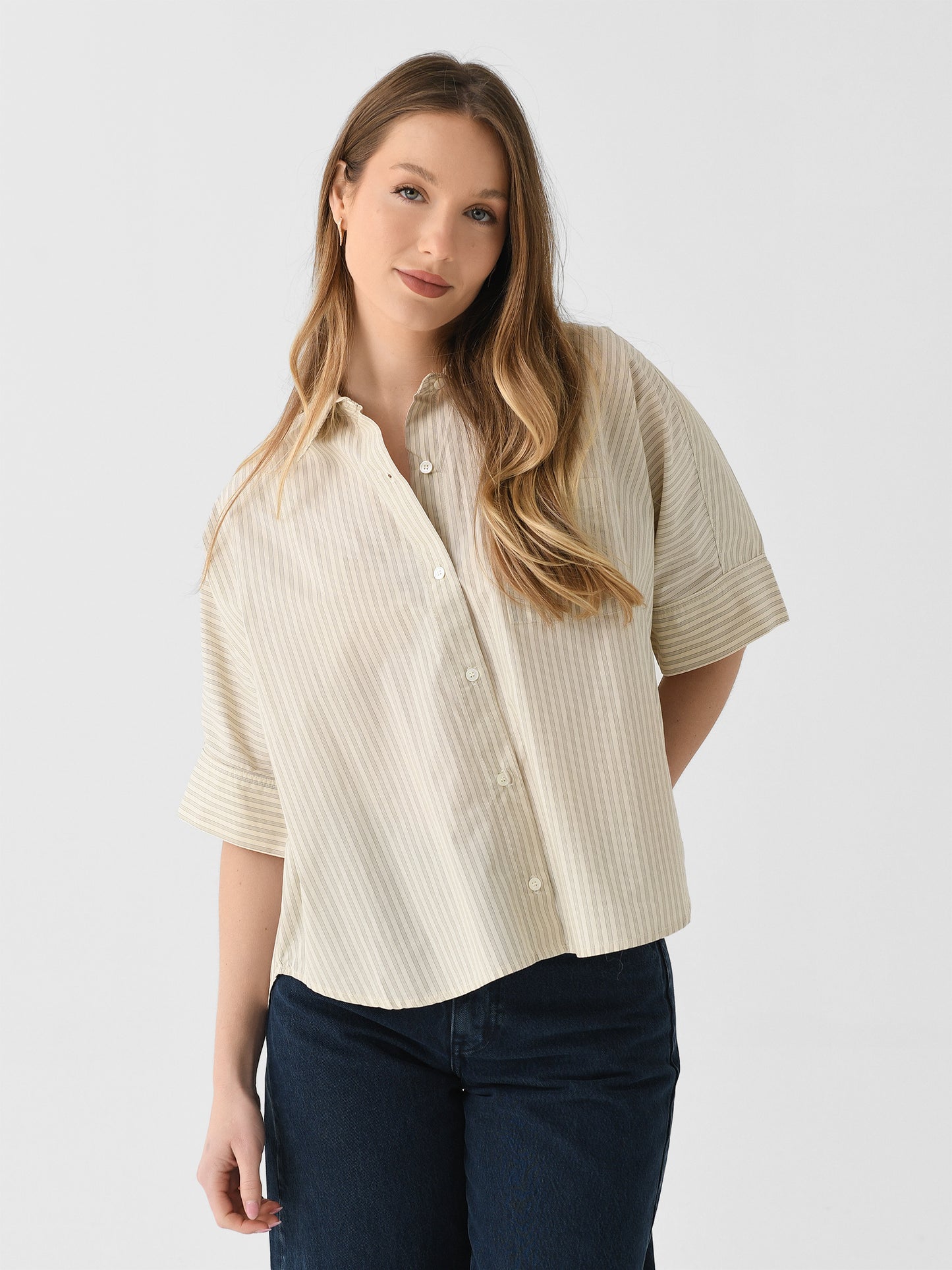 Citizens Of Humanity Women's Claire Origami Shirt - Saint Bernard