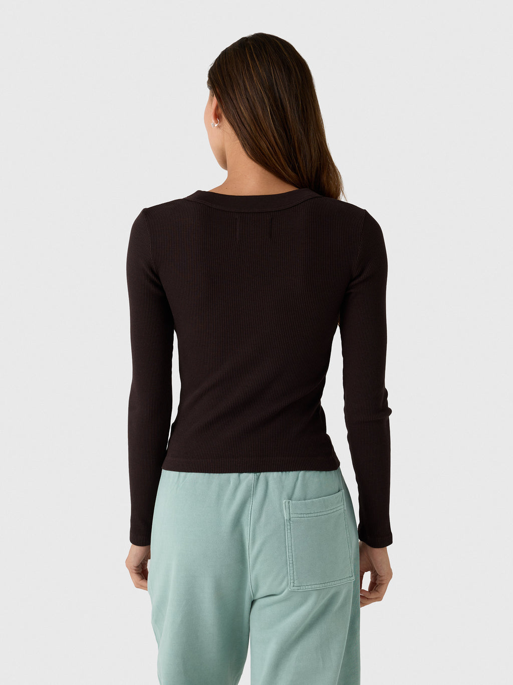 Citizens Of Humanity Women's Varra Henley Top - Saint Bernard