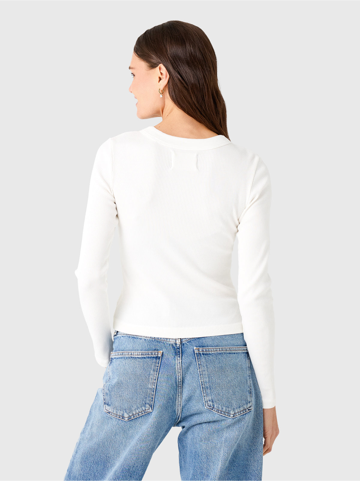 Citizens Of Humanity Women's Varra Henley Top - Saint Bernard