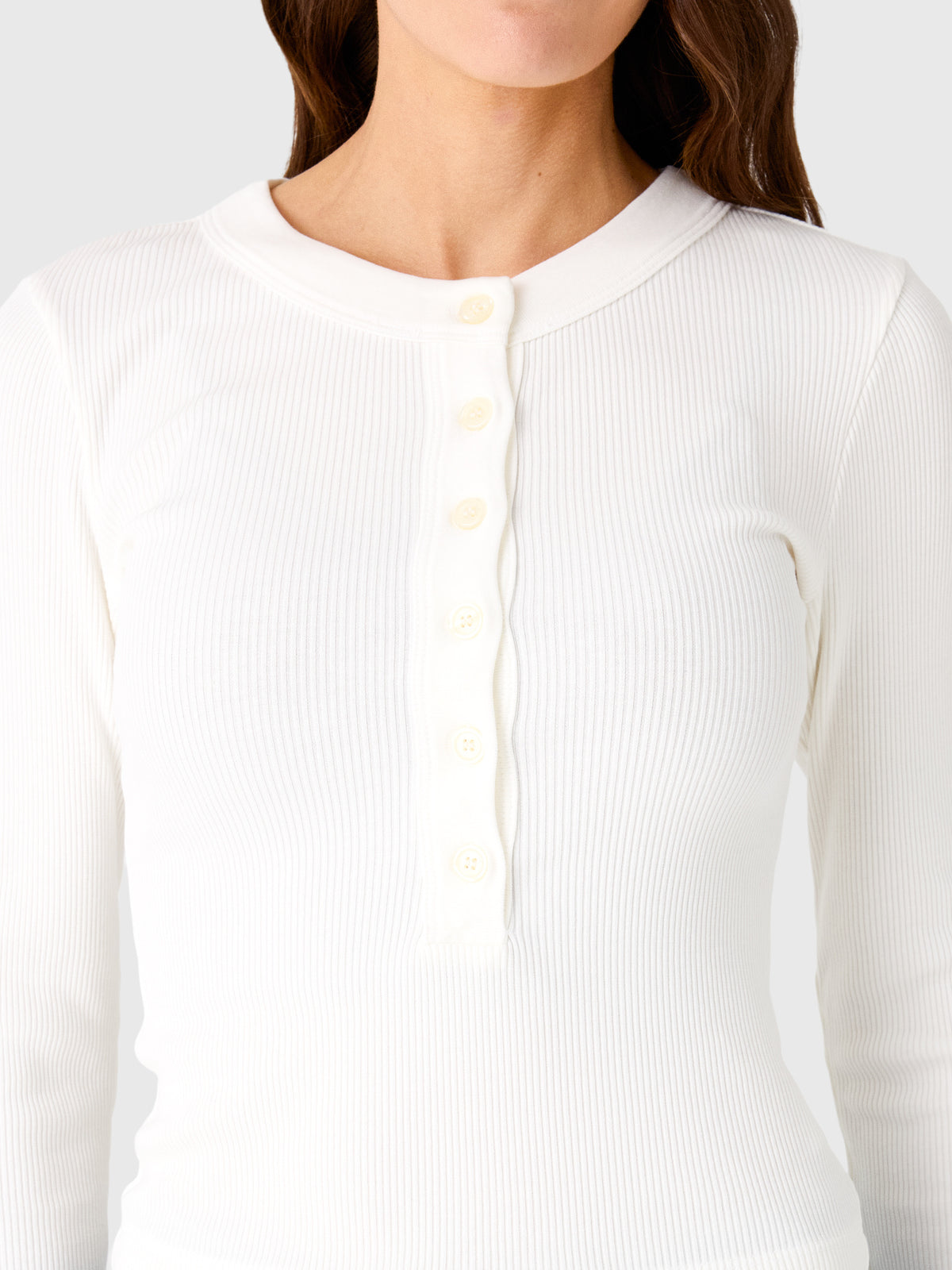 Citizens Of Humanity Women's Varra Henley Top - Saint Bernard