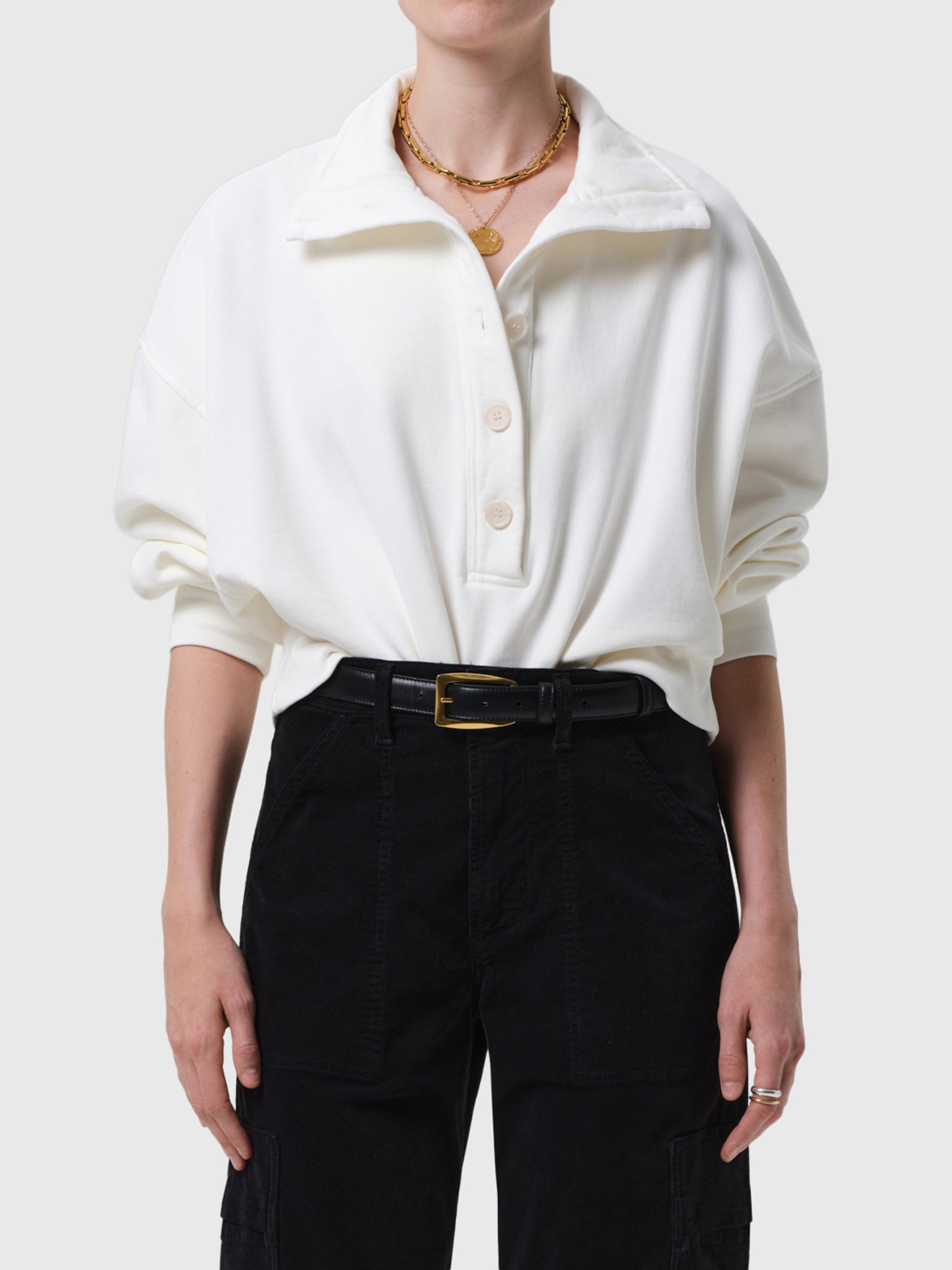 Citizens Of Humanity Women's Mirelle Funnel Neck Pullover - Saint Bernard