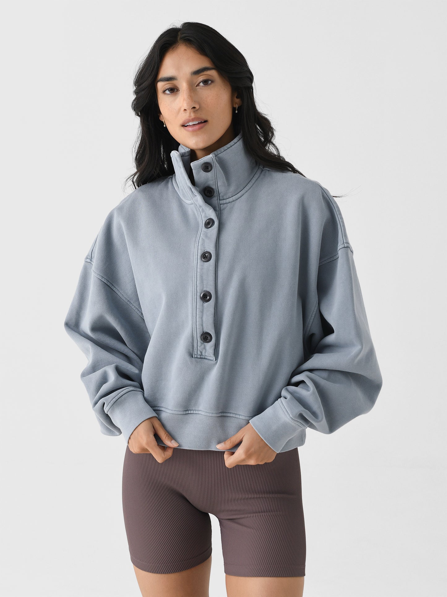 Citizens Of Humanity Women's Mirelle Funnel Neck Pullover - Saint Bernard