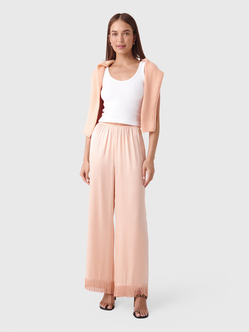 DÔEN Women's Lavon Fringe Pant - Saint Bernard