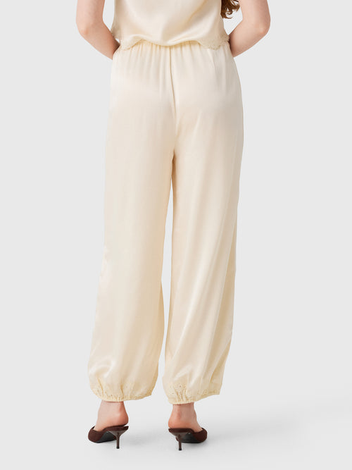 DÔEN Women's Yaria Silk Satin Pant - Saint Bernard