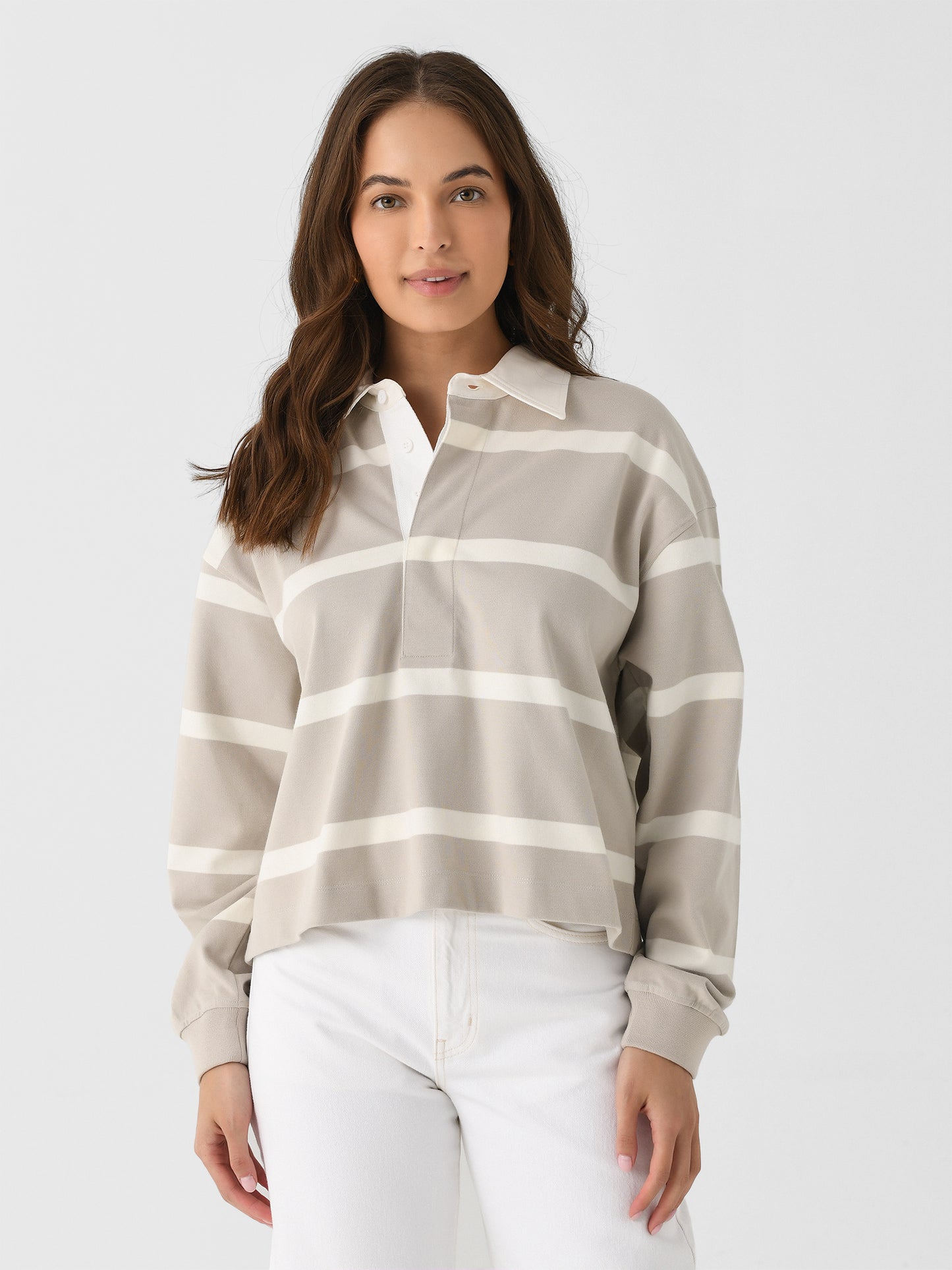 Citizens Of Humanity Women's Aris Rugby Pullover - Saint Bernard
