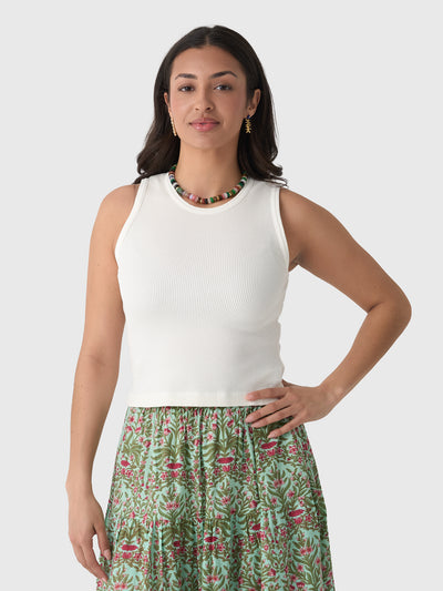 Citizens Of Humanity Women's Inez Waffle Tank - Saint Bernard