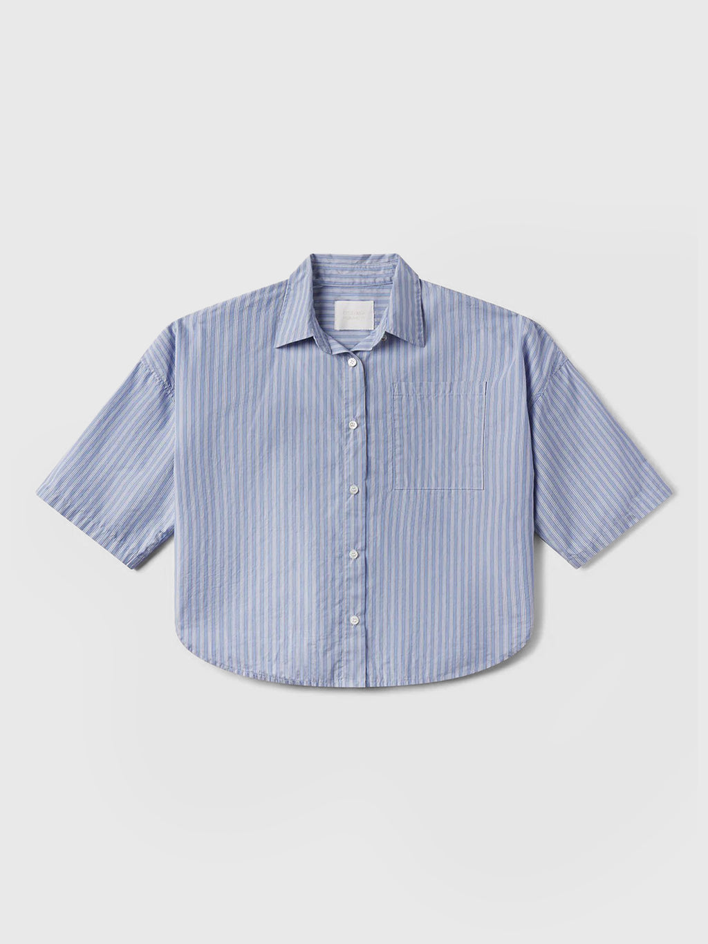 Citizens Of Humanity Women's Frances Cropped Cape Button-Down Shirt - Saint Bernard