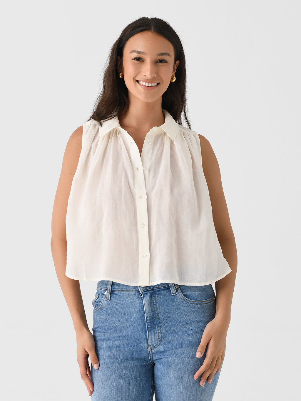 Citizens Of Humanity Women's Sleeveless Ambrose Top - Saint Bernard