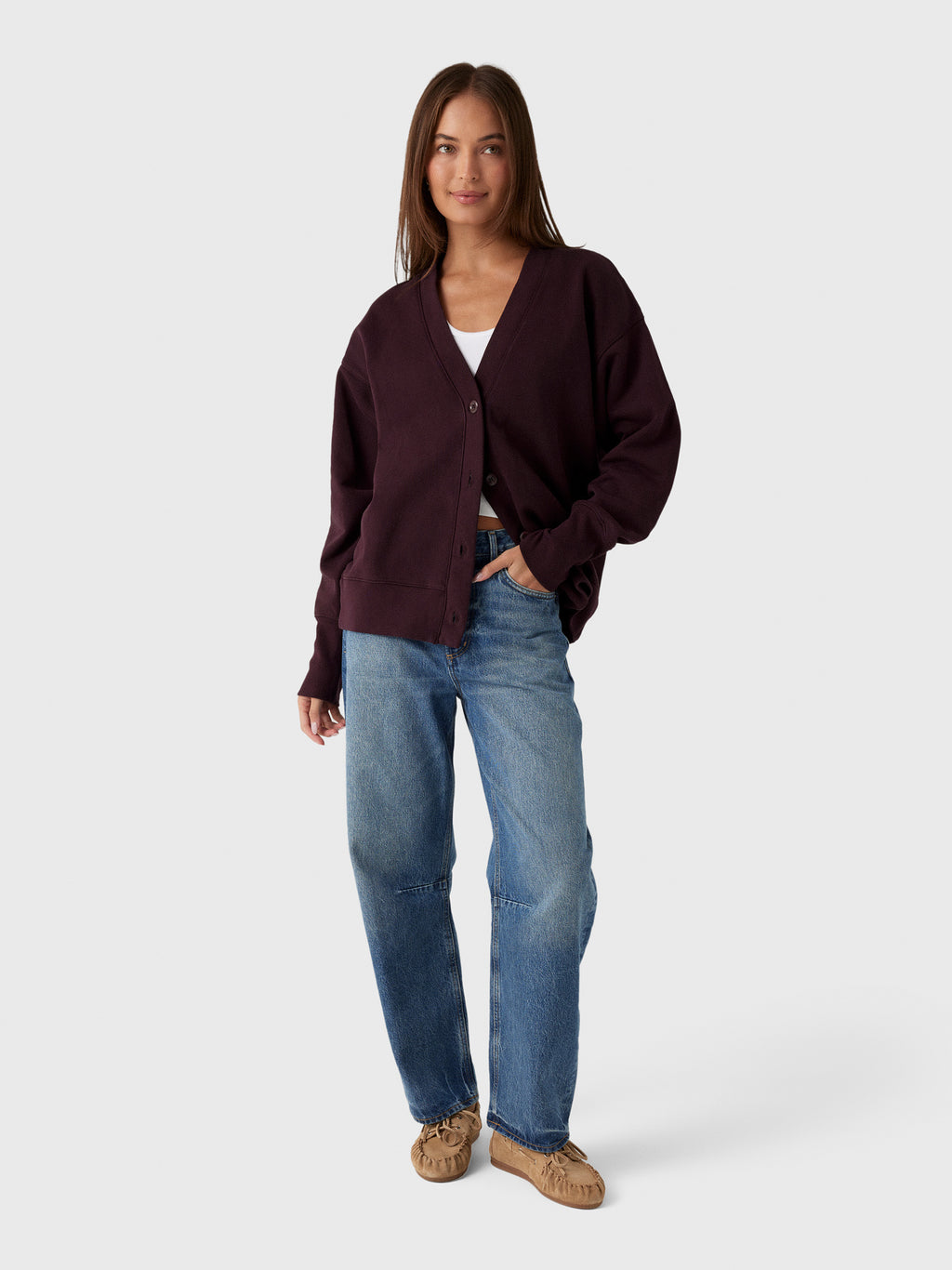 Citizens Of Humanity Women's Fleece Cardigan - Saint Bernard
