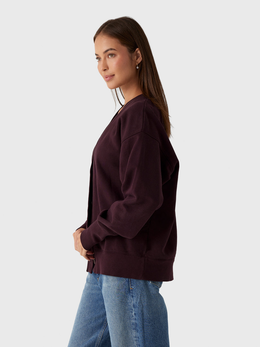 Citizens Of Humanity Women's Fleece Cardigan - Saint Bernard